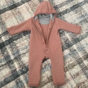 Disana Organic Boiled Wool Bunting Rose Color 74/80, 6-12 month